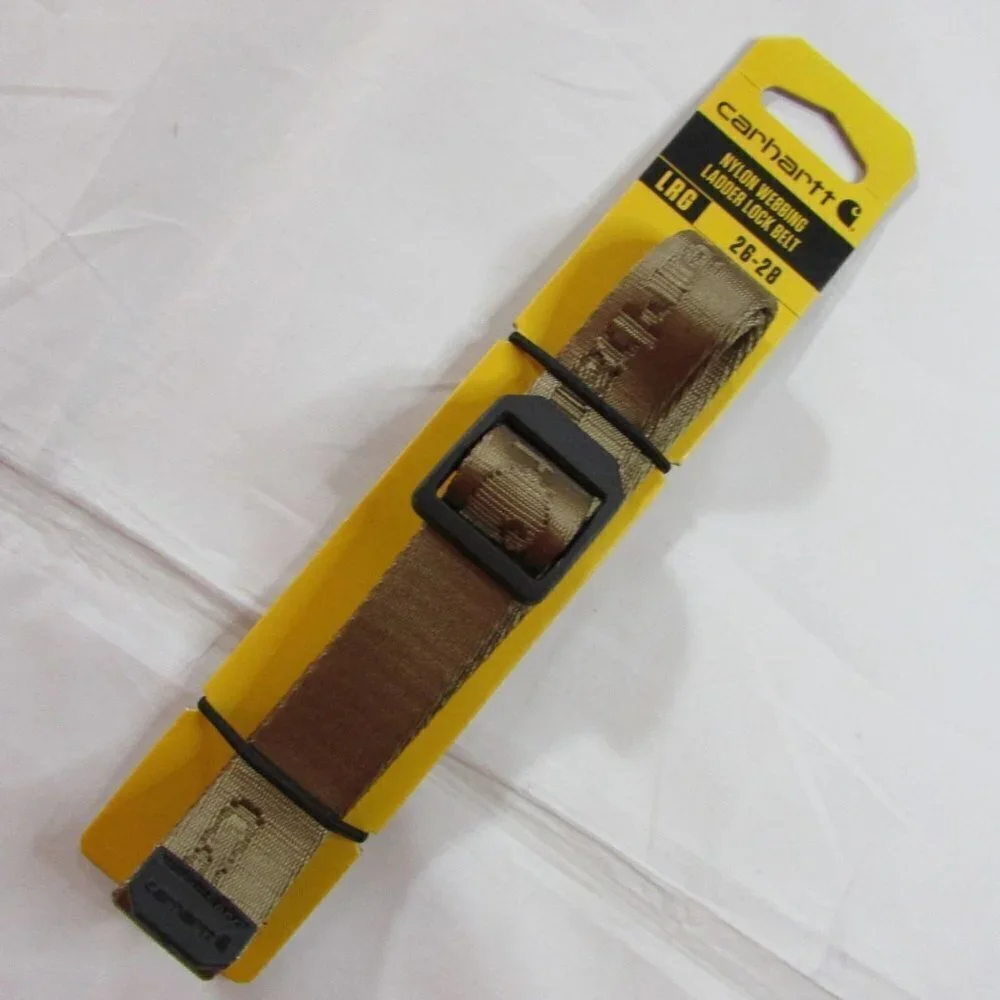 Carhartt Youth Nylon 25mm Webbing Ladder Lock Belt - Yukon - WB5661-K